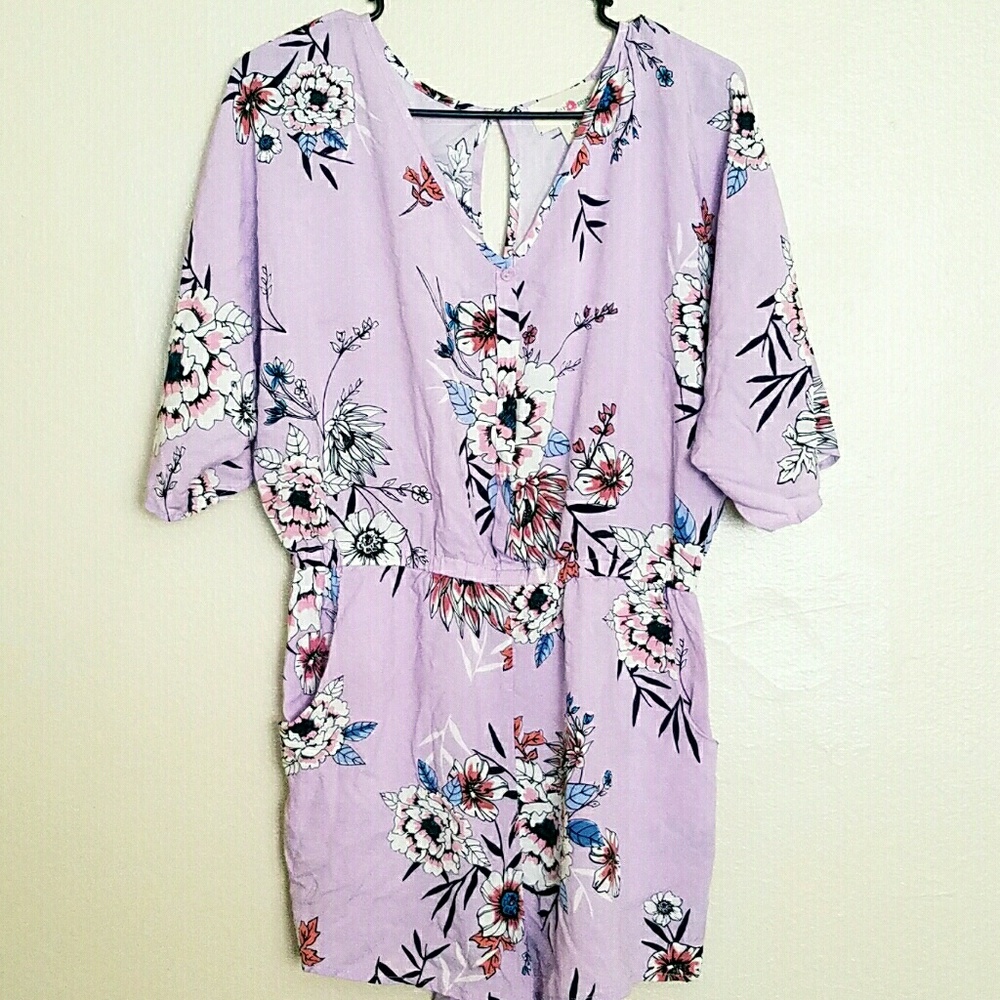 Lilac Floral Romper 💜